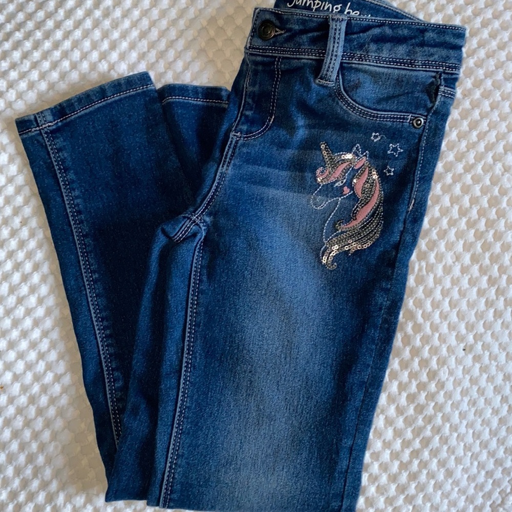 Unicorn denim jeggings